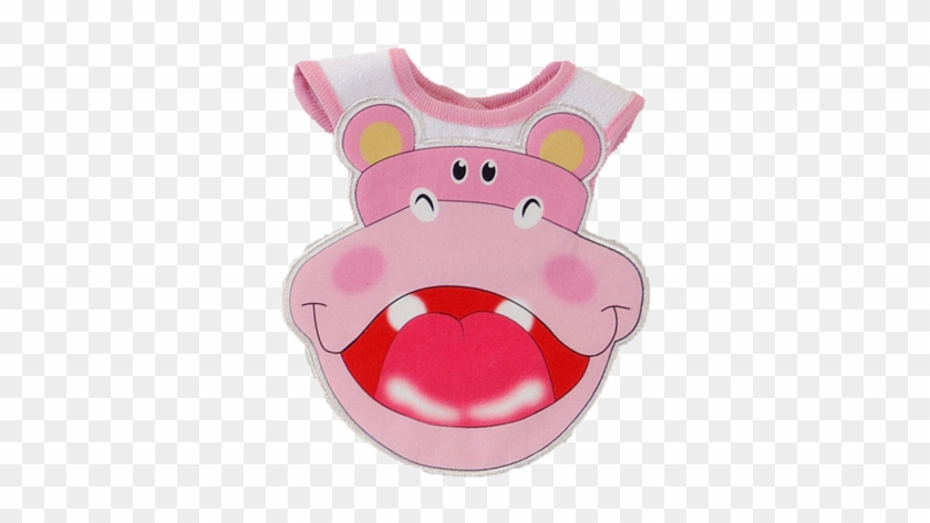 Bib 1905 Buude Hippo Pink Girl - Bib #954843