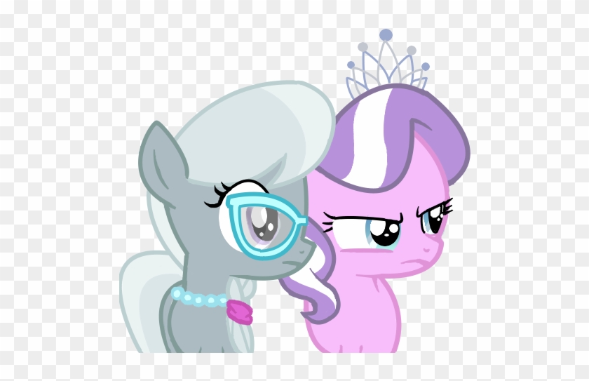 Diamond - Mlp Diamond Tiara And Silver Spoon #954853