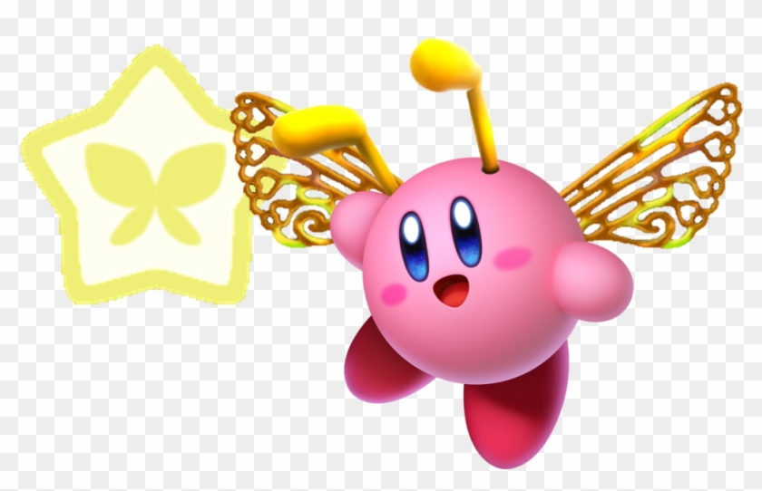 Fangame Kirby All-stars Artwork Butterfly Ability By - Kirby Star Allies Kirby #954874
