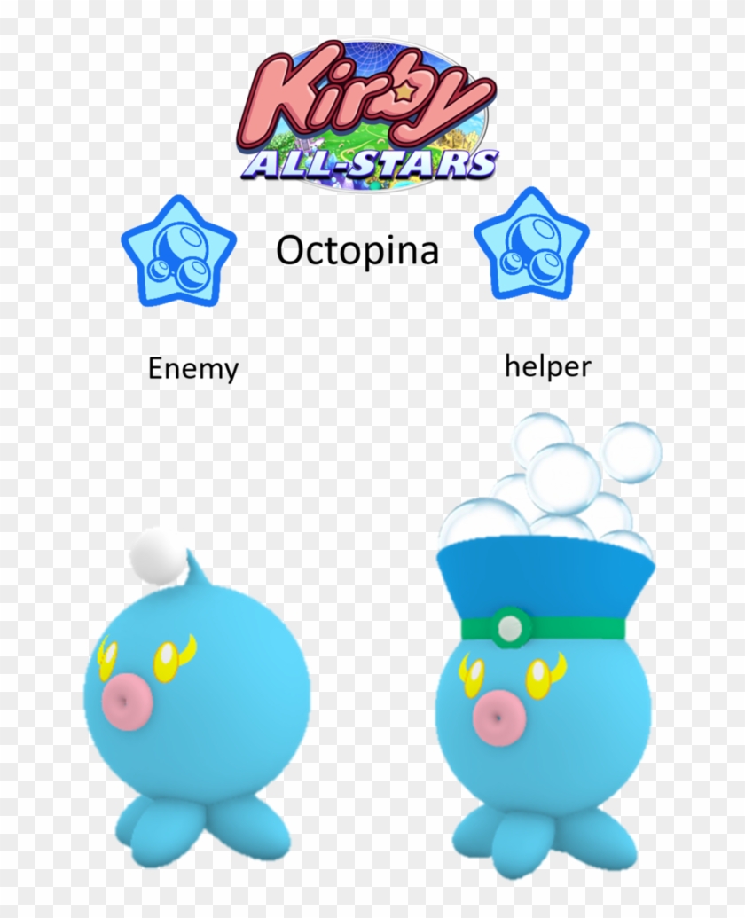 Fangame Kirby All-stars Octopina 3d Model By Coldeye125 - Kirby Zipper Hoodie. By Artistshot #954875