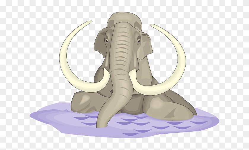 Tusks Water, Elephant, Animal, Ancient, Tusks - Elephant Tusk Clip Art #954906