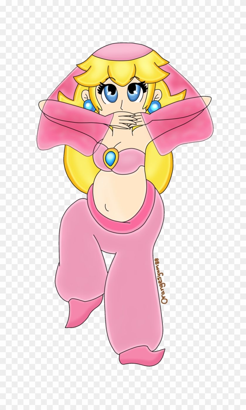 Princess Peach Belly Dance By Orangesyum88 Princess - Princess Peach Belly Dance #954911