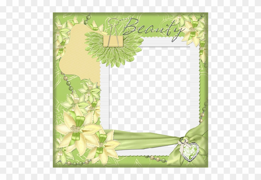 Frames And Borders - Tubes Cadres Vert Png #954922