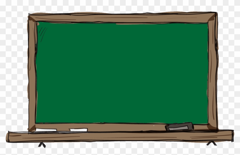 Green Board Clipart - Teacher And Board Png #954944