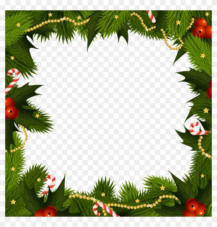 Transparent Christmas Border Png Frame - Transparent Christmas Border Png Frame #955068