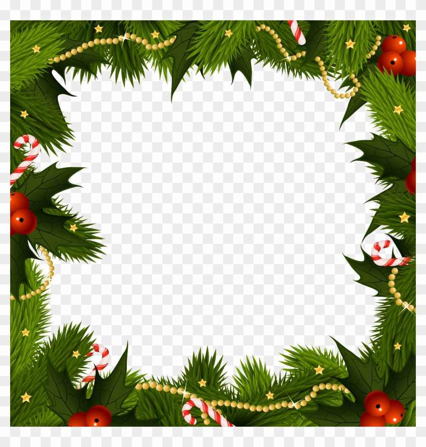 Transparent Christmas Border Png Frame - Transparent Christmas Border Png Frame #955068