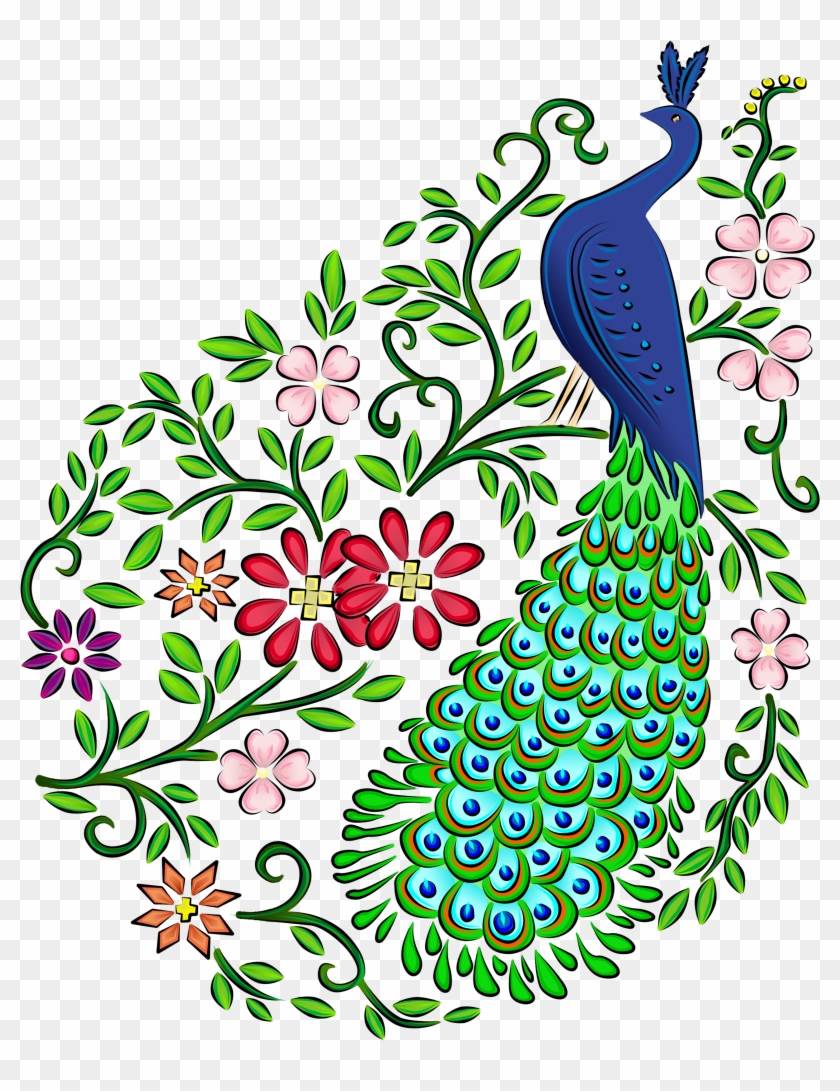 Peacock Bird. Beautiful Peacock Cartoon/Vector Illustration Stock Vector -  Illustration of feather, drawing: 183495015