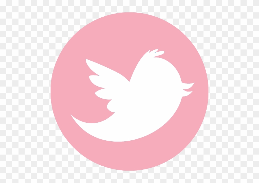 Get Connected - Twitter Logo Transparent Pink #955162