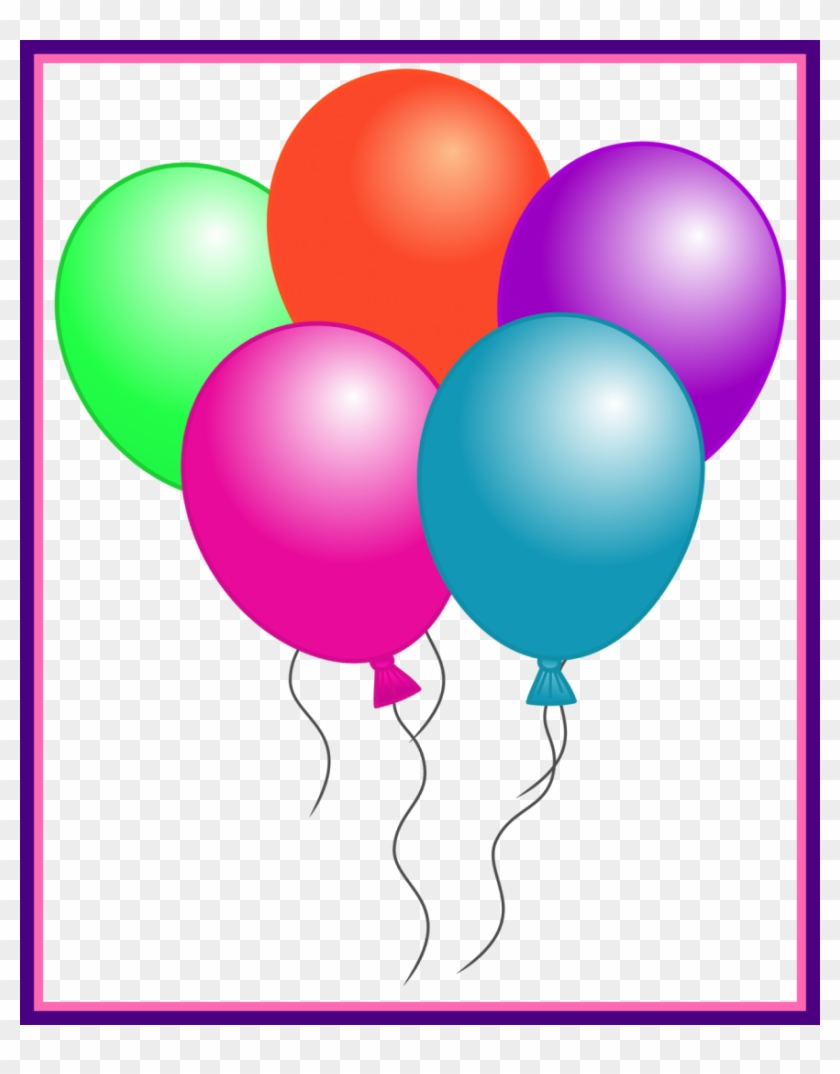 Appealing Birthday Balloon Clip Art Clipart Of Bouquet - Balloon Clipart #955182