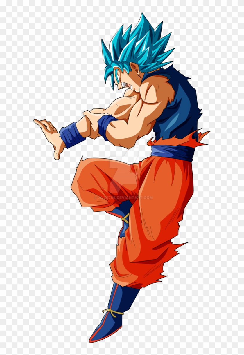 Goku Blue Hakai Dragon Ball Super Palette 1 By Al3x796 - Dragon Ball Super Goku Png #955211