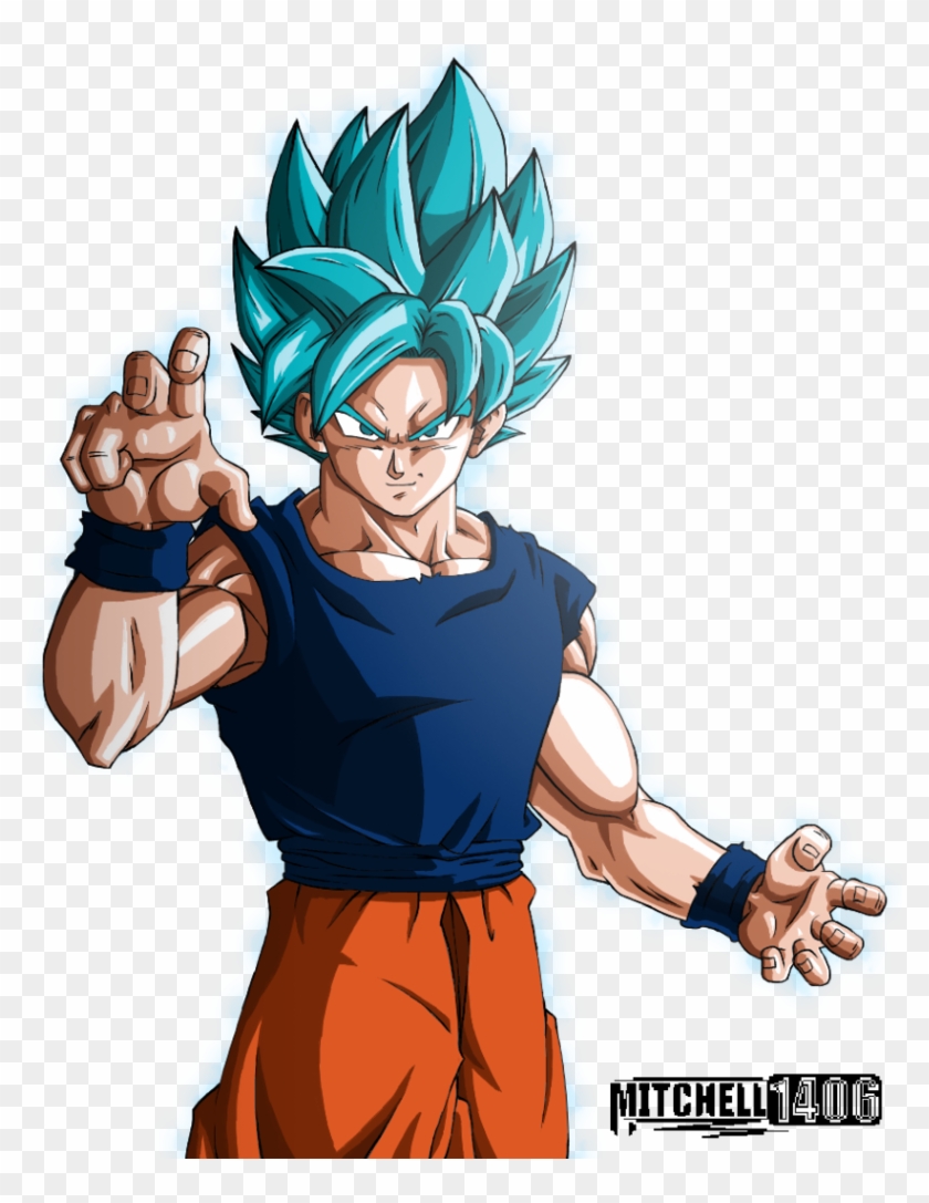 Perfected Super Saiyan Blue Goku By Mitchell1406 - Perfected Super Saiyan Blue #955216