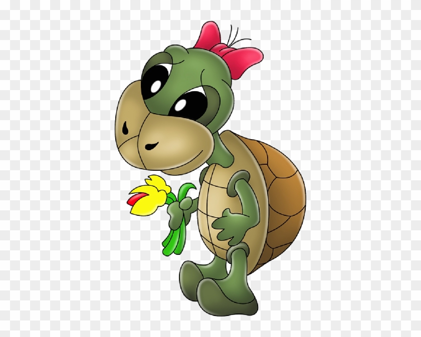 Valentine Cute Animal Cartoon Images - Cute Turtle Cartoon Png Format #955239