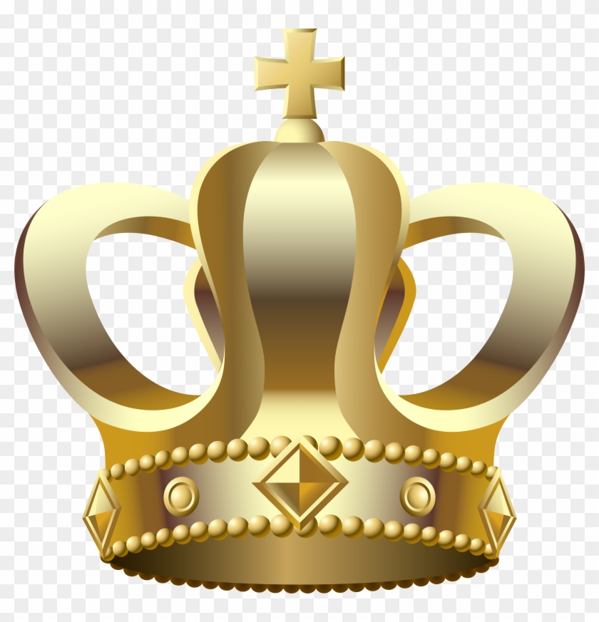 Gold Crown Transparent Png Clip Art Image - Gold Crown Transparent Png Clip Art Image #955284