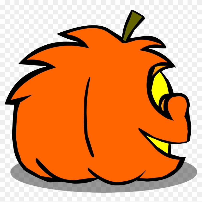 Puffle Jack O Lantern Sprite 006 - Jack-o'-lantern #955291