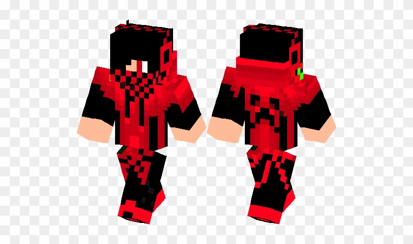 Minecraft Skin Red Creeper Boy #955410