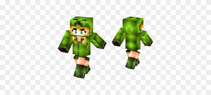 Minecraft Creeper Girl Skin Layout