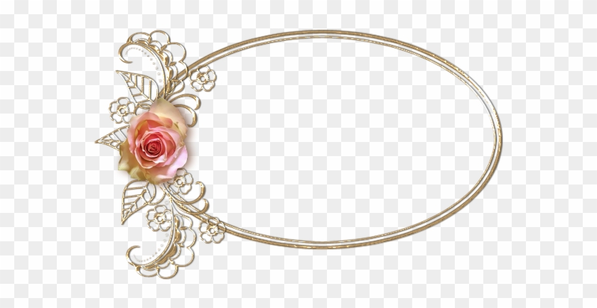 Rose Gold Oval Frame By Alesscop On Deviantart - Gold #955452