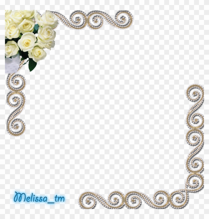 Frame With White Roses Png By Melissa-tm On Deviantart - Insaan Quotes In Urdu #955473