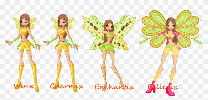 Els All Transformation By Yorbenboy1993 - Winx Club All Transformations Names #955496