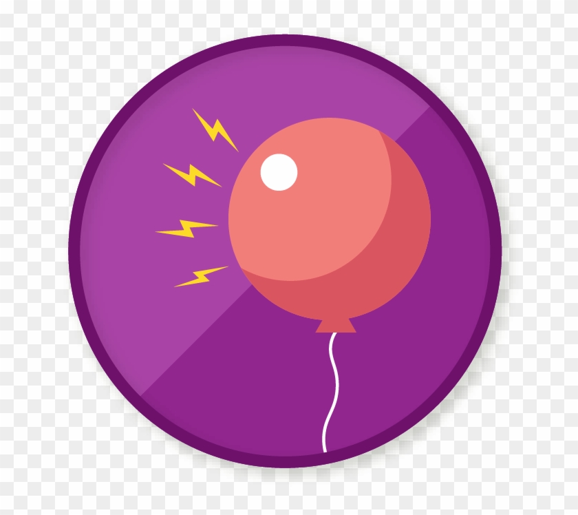 Win A Badge - Circle #955500