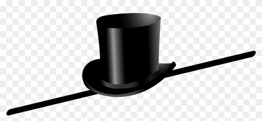 Levitating Spoons Is It Magic Or Static Electricity - Clip Art Top Hat #955507