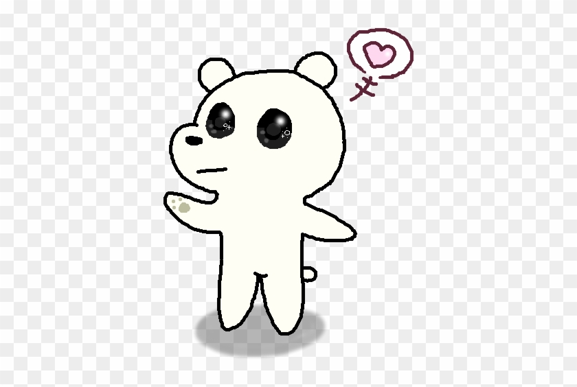 Drawn Grizzly Bear Chibi - Polar Bear #955546
