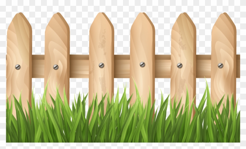 Transparent Fence With Grass Png Clipart Dividery Pinterest - Grass Png Clipart #955618