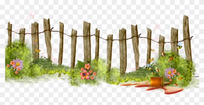 Fence Garden Clip Art - Fence Clipart Png #955636