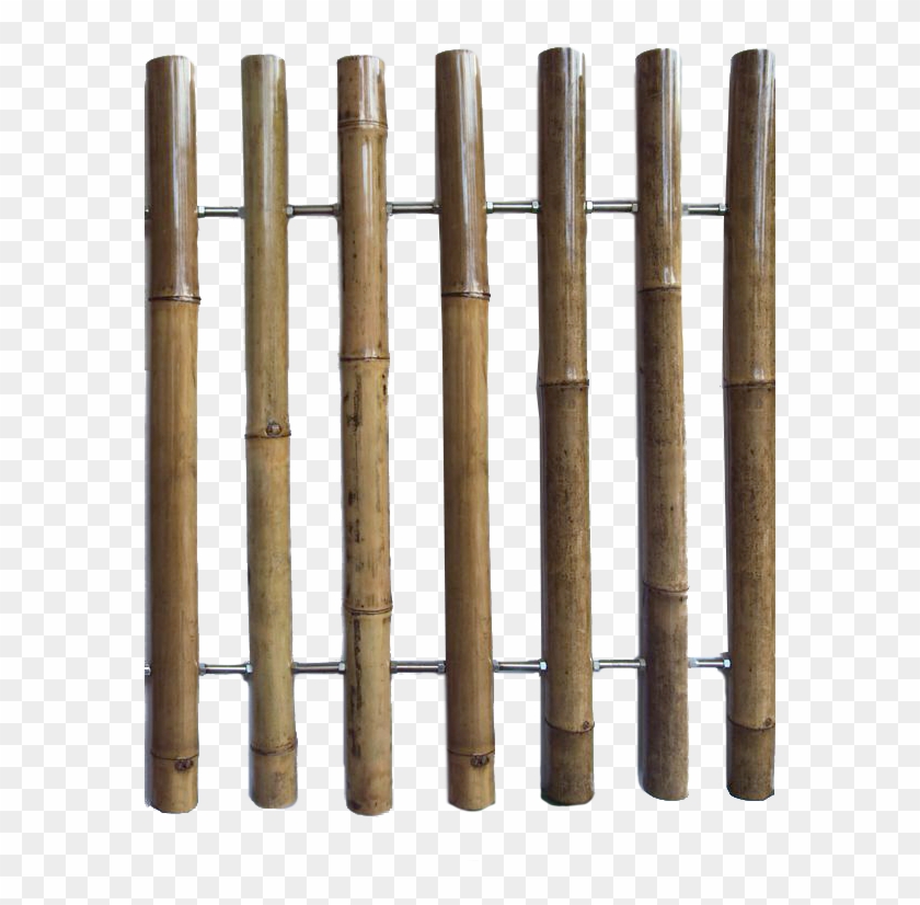 Wooden Fence Slats - Bamboo Fence Png #955685