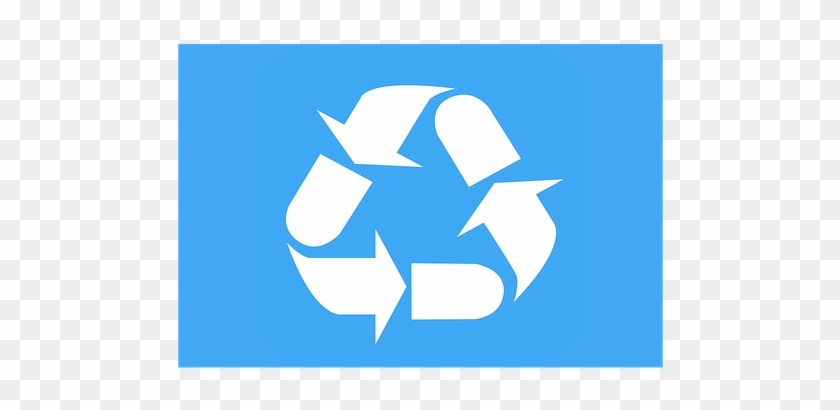 Icon, Clipart, Recycle, Recover, Reuse - Blue Bin #955768
