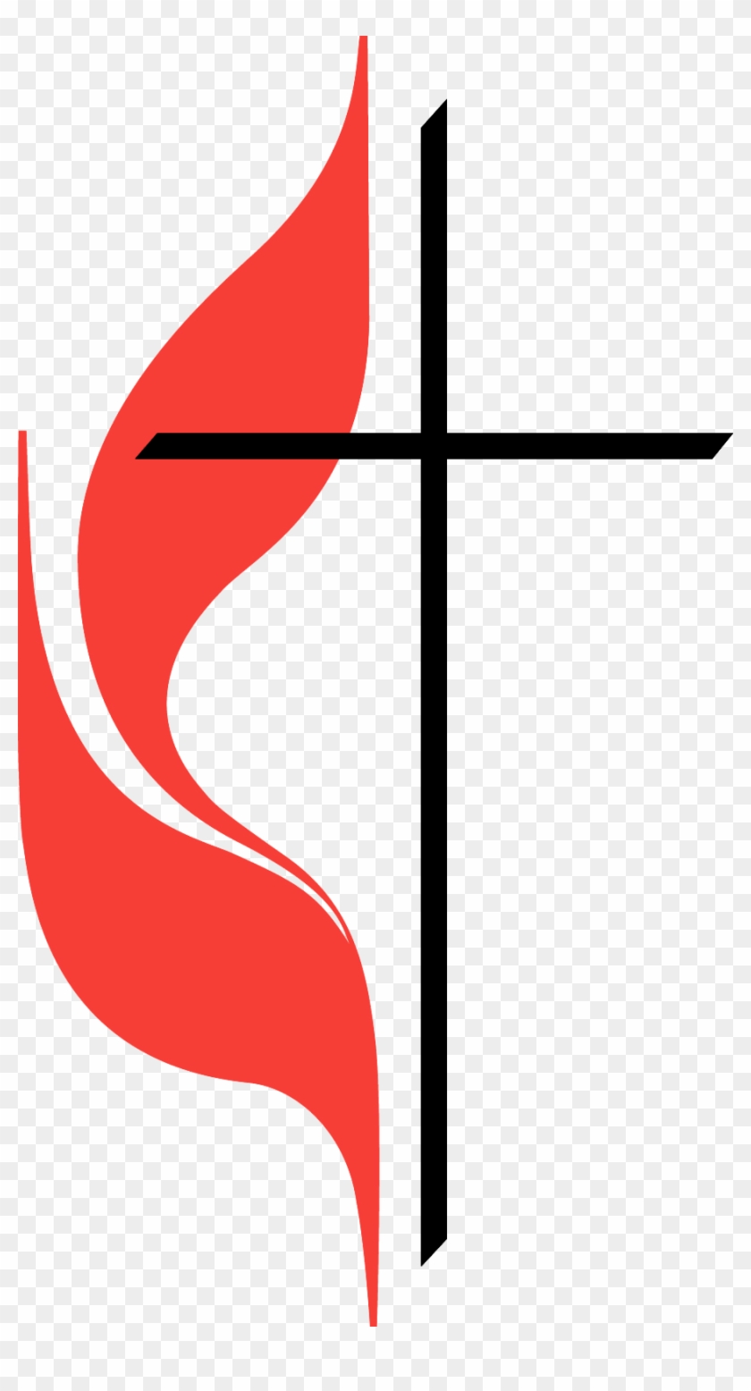 Cross Flame Transparent - United Methodist Church Logo #955802