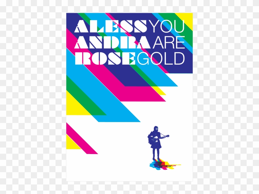 Screenprint Poster For Allesandra Rose Album Release - Graphic Design #955807