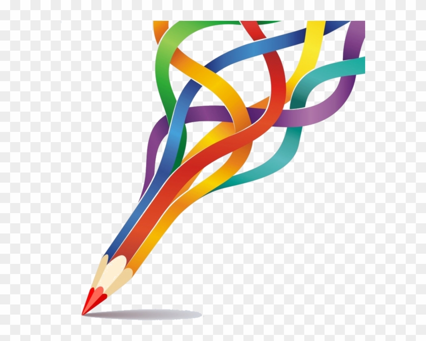 Crayons De Couleurs,articles D Ecole Plus - Creative Pencil #955928
