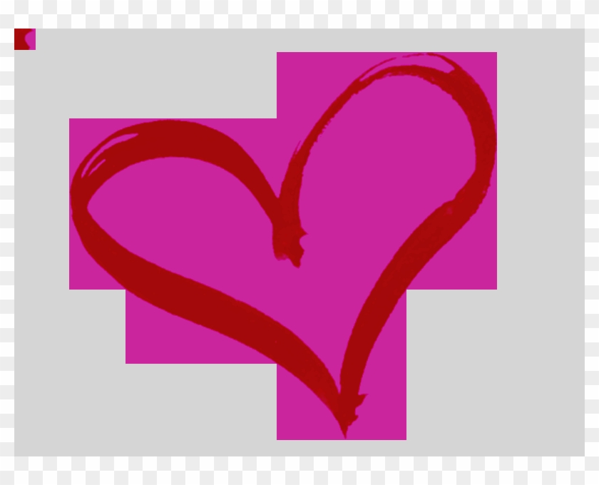 Clip Art Heart Outline Hollow Heart Clip Art - Valentine's Day #955964