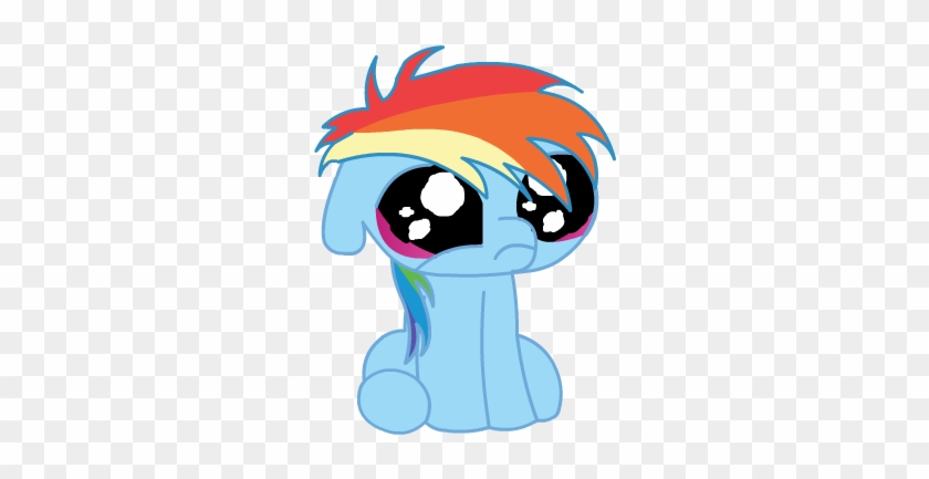 Crying Rainbow Dash By Keanno-d49w8t2 - Baby Rainbow Dash Gif #956028