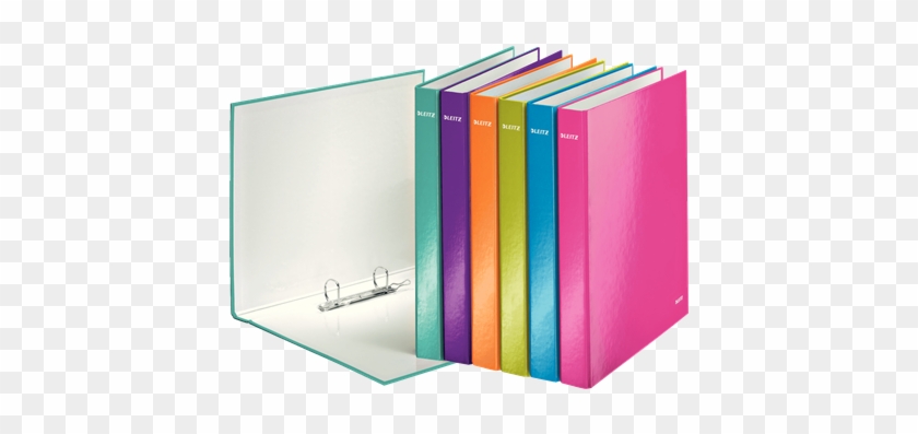 Leitz Wow Ring Binder Laminated - 42412099 Esselte Leitz Wow Ringbinder A4 #956031