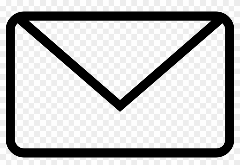 New Email Envelope Back Outlined Interface Symbol Comments - Mail Clipart #956030