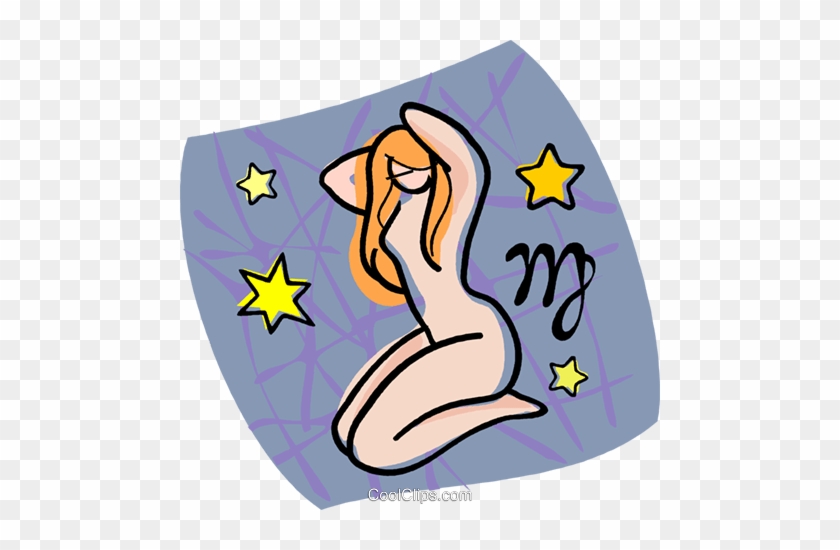 Astrology Sign, Virgo Royalty Free Vector Clip Art - Virgo Horoscope #956059
