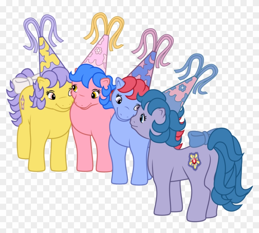 Jeatz-axl, G1, Princess Primrose, Princess Royal Blue, - My Little Pony G1 Princess Ponies #956189