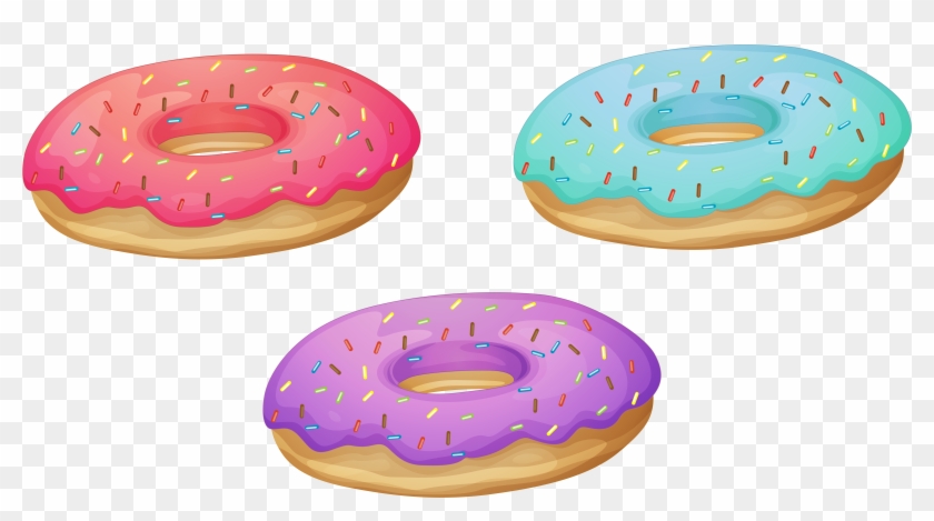 Donuts Cartoon Illustration Hand Drawn Animation Transparent - Donuts Clipart Transparent Background #956258