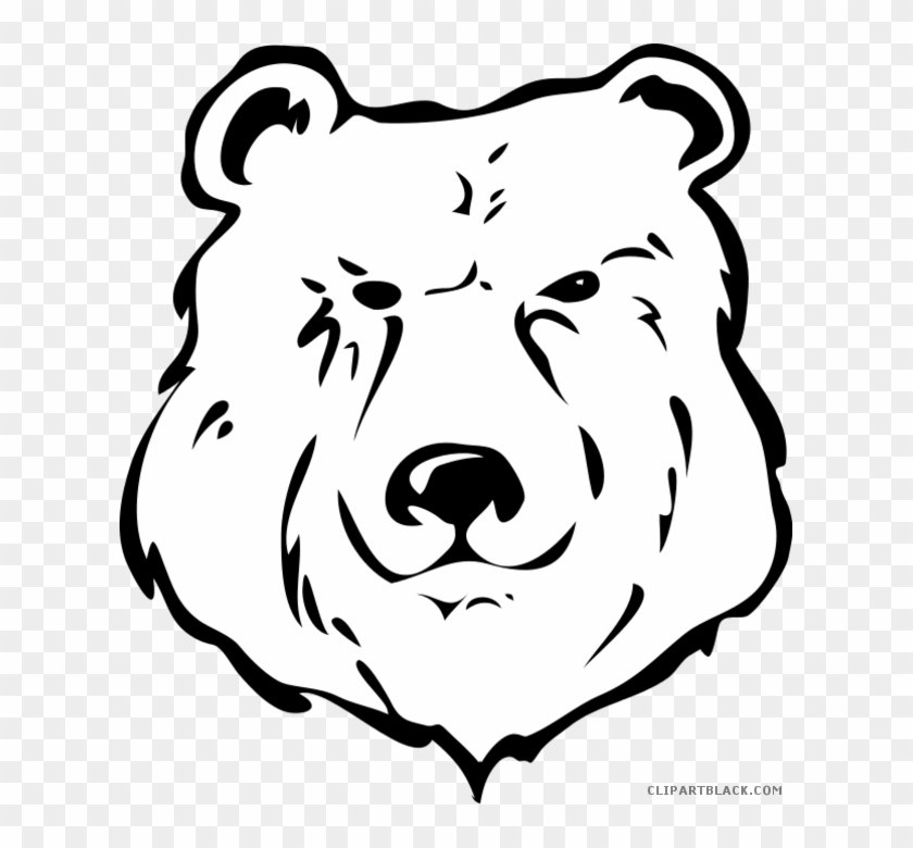 Bear Animal Free Black White Clipart Images Clipartblack - Bear Black And White #956368