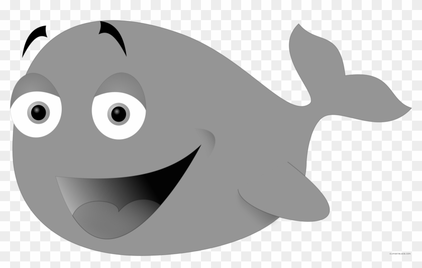Whale Clipart Grey Whale - Cartoon Whale Shower Curtain #956405