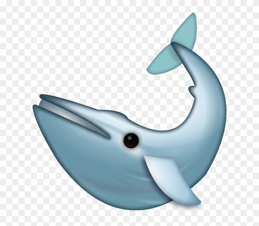 Cute Happy Kawaii Sea Creature Life Animal Cartoon - Whale Emoji Png #956420