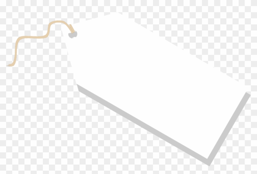 Free Blank Price Tag Png - White Tag Png #956491