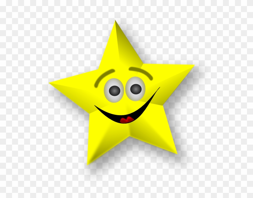 Smiling Star Clip Art - Clipart Free Star #956615