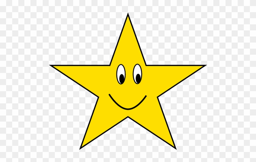 Star Face Clipart - Gold Star #956624