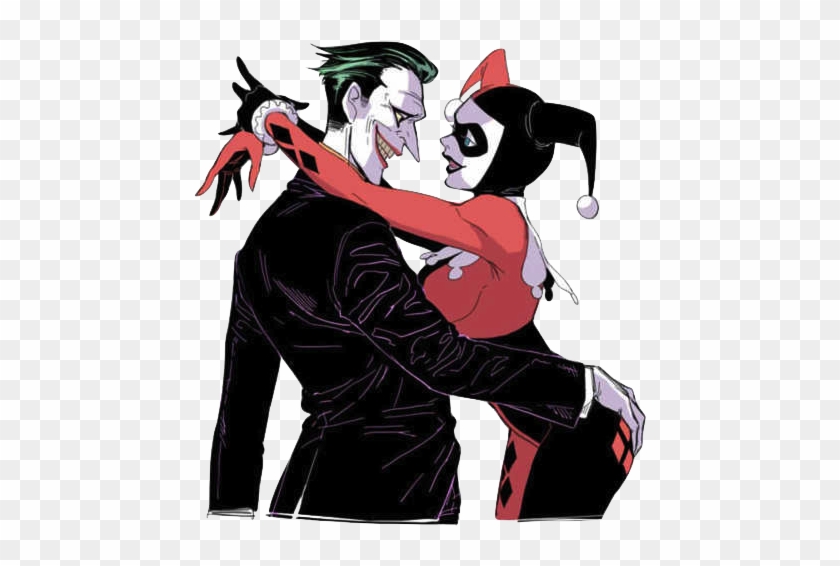 Transparent Joker & Harley - Harley Quinn And Joker Png #956625