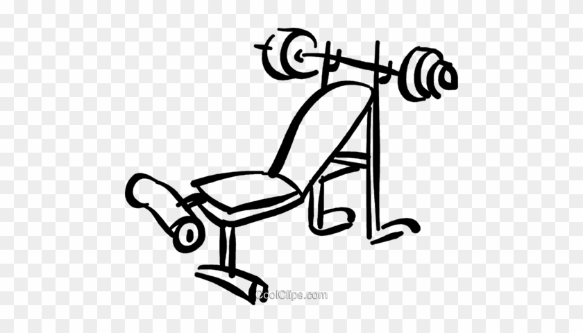 Man Lifting A Barbell On Weight Bench Cartoon Clipart - Clip Art - Free  Transparent PNG Clipart Images Download