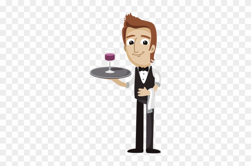 Waiter Cartoon Png #956674