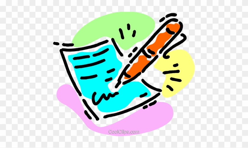 letter writing clipart